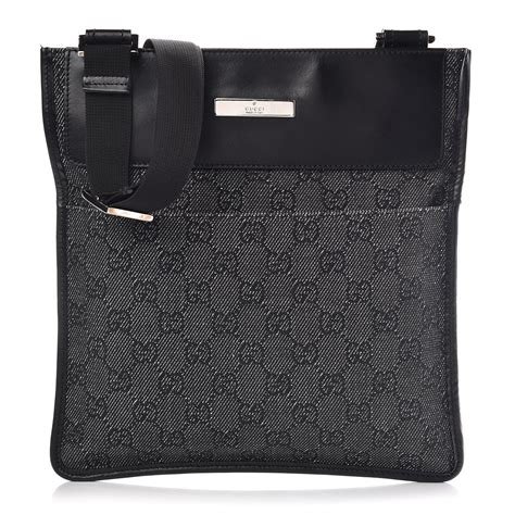 gucci black crossover bag|authentic gucci crossbody bag unisex.